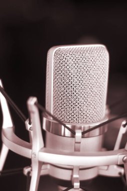 Stüdyo kayıt ses mikrofon