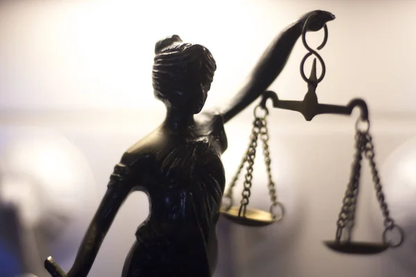 Yasal adalet hukuk heykeli — Stok fotoğraf