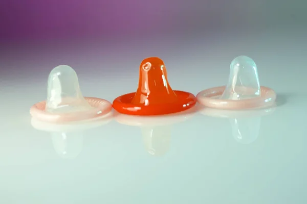 Preservativo in gomma contraccettivo — Foto Stock
