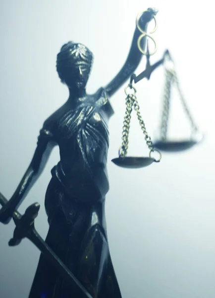 Statua del diritto della giustizia legale — Foto Stock