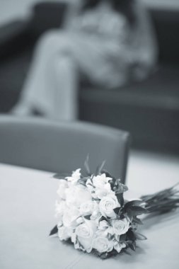 Sivil düğün gelin buketi