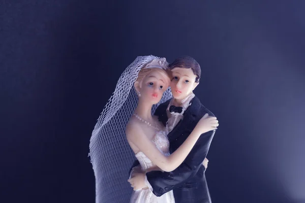 Bruden brudgummen bröllop par — Stockfoto