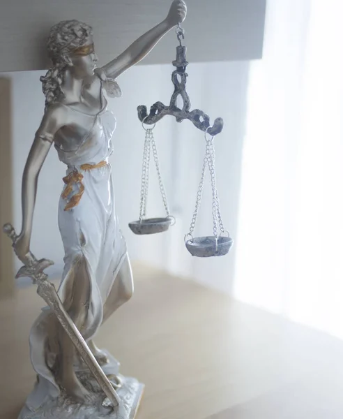 Právníci právní spravedlnosti socha — Stock fotografie