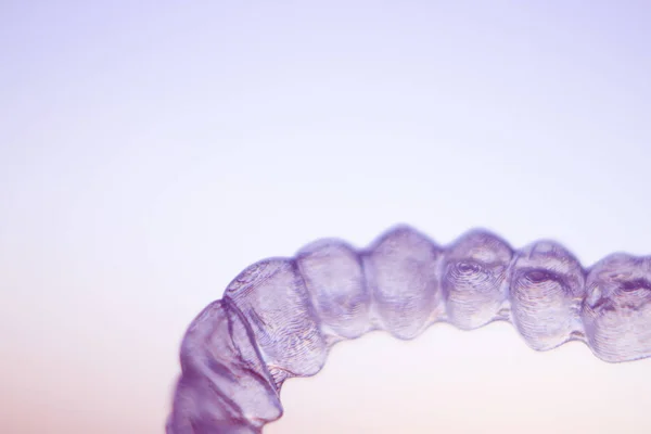 Neviditelné zuby zubní držák — Stock fotografie