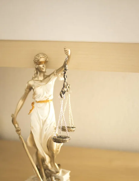 변호사 법률 정의 동상 — 스톡 사진