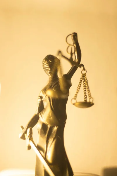 Právní soudnictví zákon socha — Stock fotografie