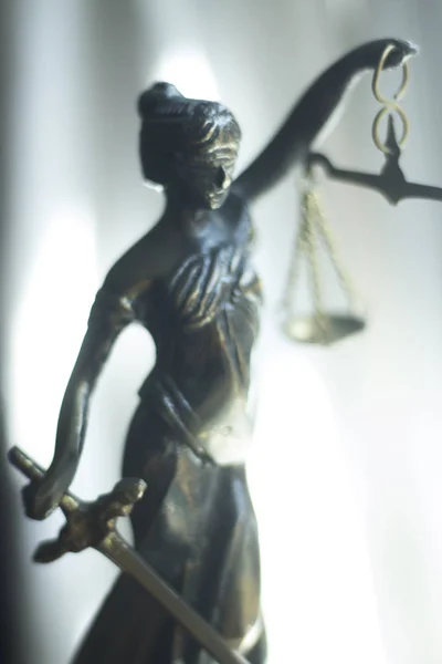 Jogi ügyvédi iroda szobor — Stock Fotó