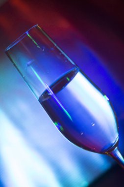 Şampanya cam disko parti barda