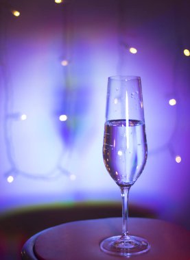 Şampanya cam disko parti barda