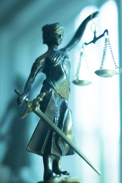 Estátua do escritório de advocacia jurídica — Fotografia de Stock