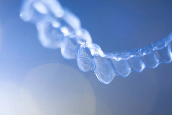 Zuby aligners neviditelné přívrženci — Stock fotografie