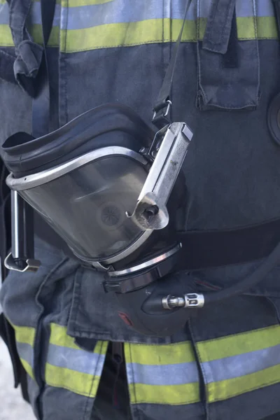 Пожежники уніформоване обладнання станції — стокове фото