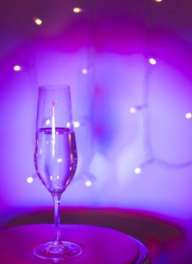 Şampanya cam disko parti barda