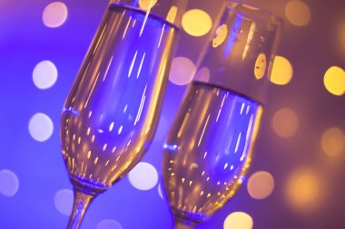 Şampanya cam disko parti barda