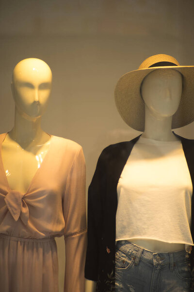 Womens fashion shop window