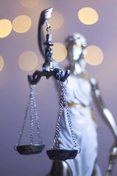Advogados justiça escritório legal estátua — Fotografia de Stock