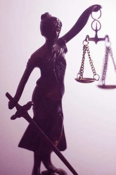Yasal adalet hukuk heykeli — Stok fotoğraf