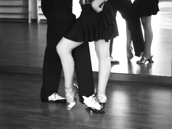 Ballroom dance salsa dancers — Stock Photo, Image