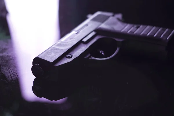 Pistola automática pistola — Fotografia de Stock