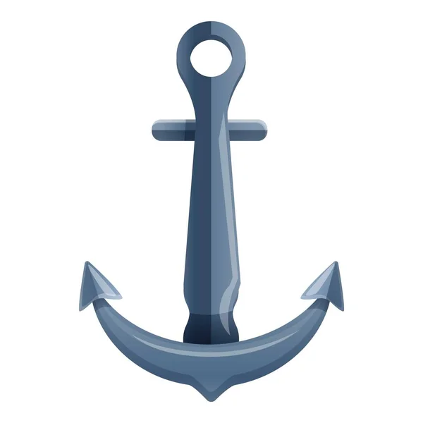 Ship anchor icon, cartoon style — Stock Vector