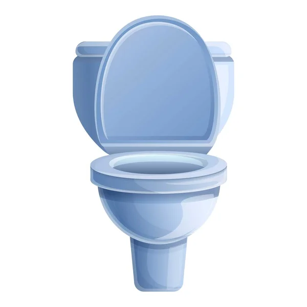 Sanitair toilet icoon, cartoon stijl — Stockvector