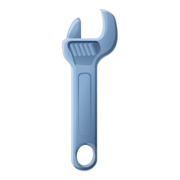 Adjustable wrench icon, cartoon style — Stock Vector