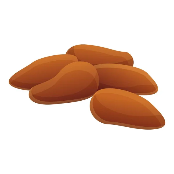 Cacao fruit icoon, cartoon stijl — Stockvector