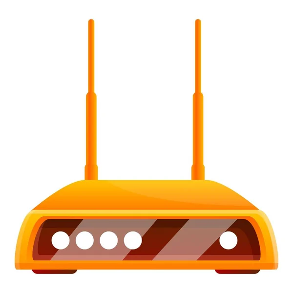 Wifi router icoon, cartoon stijl — Stockvector