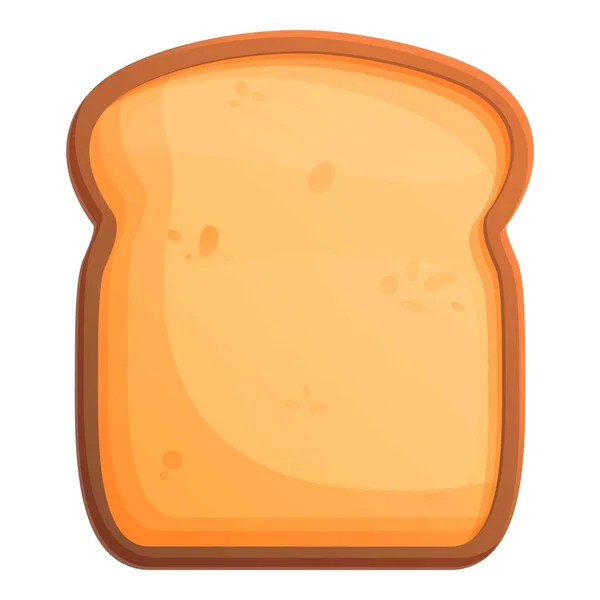 Tradycyjna ikona tostów, kreskówkowy styl — Wektor stockowy