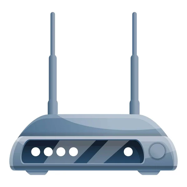 Home router pictogram, cartoon stijl — Stockvector