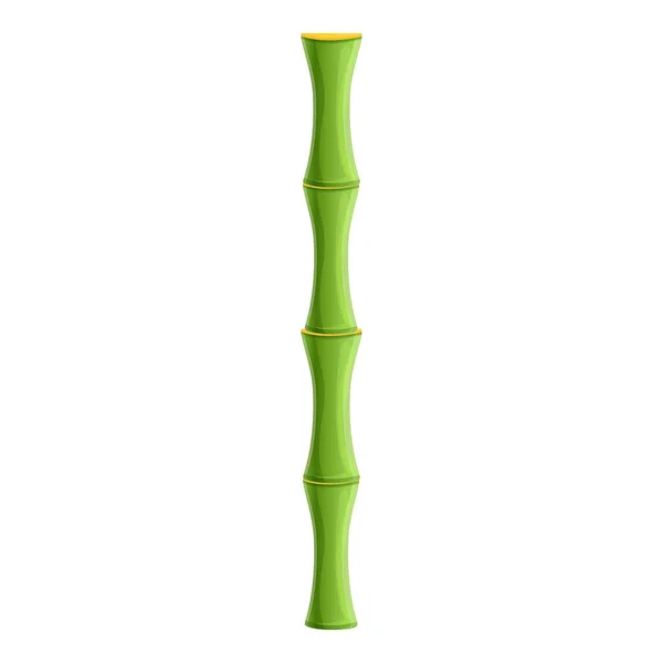 Bâton de bambou icône, style dessin animé — Image vectorielle