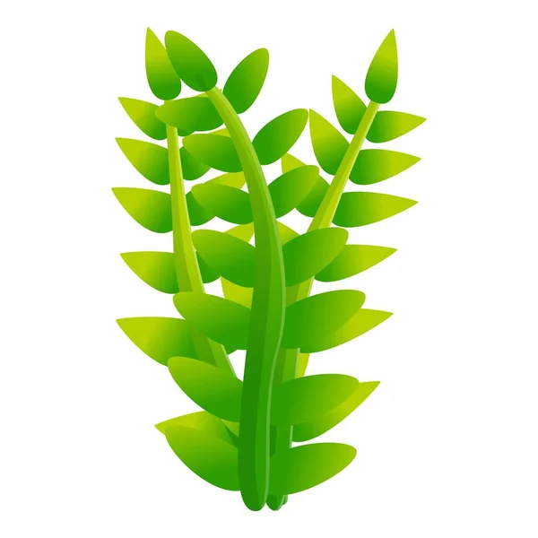Icône de plante sous-marine, style dessin animé — Image vectorielle