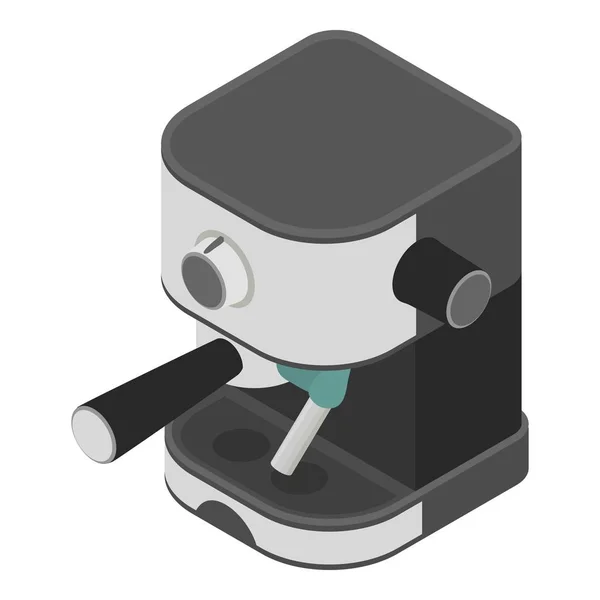 Home coffee machine icon, isometric style — Stock Vector