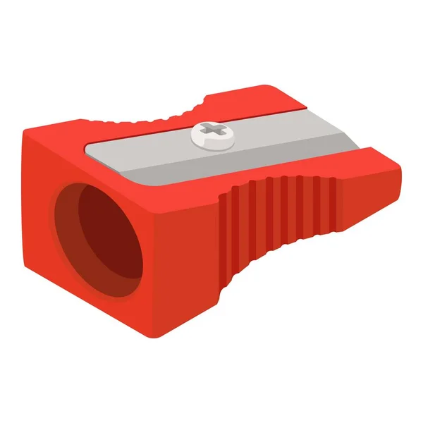 Icône de taille rouge, style isométrique — Image vectorielle
