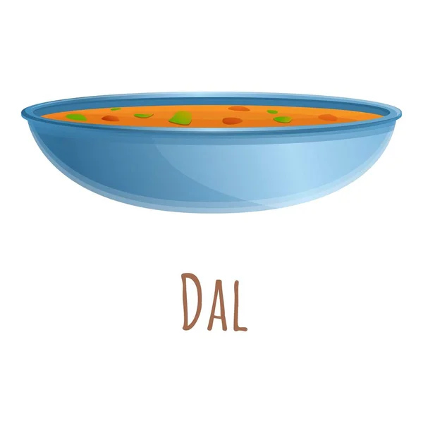 Dal food icon, cartoon style — стоковый вектор
