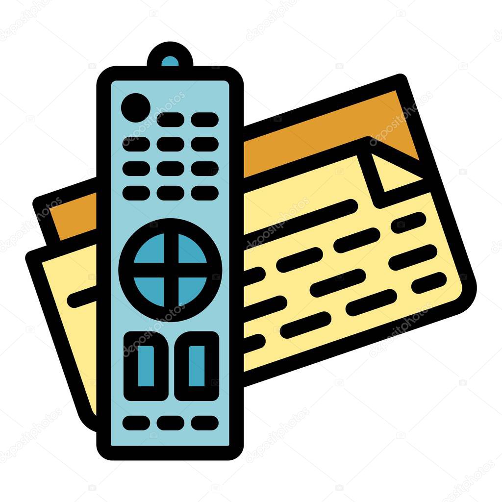Pension paper icon, outline style