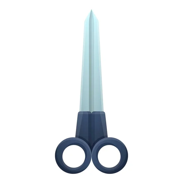 Medical scissors icon, cartoon style — Stock Vector