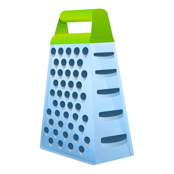 Kitchen grater icon, cartoon style — Stock Vector