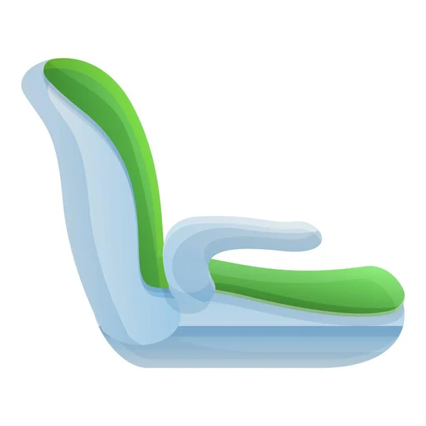 Empty car seat icon, cartoon style — Stock Vector