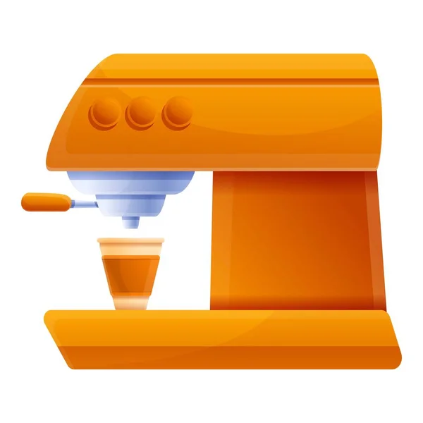 Ausrüstung Kaffeemaschine Ikone, Cartoon-Stil — Stockvektor