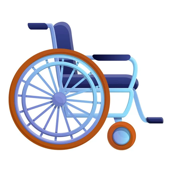 医院轮椅图标，卡通风格 — 图库矢量图片