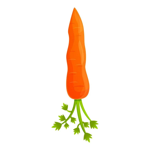 Garden carrot icon, cartoon style — Stock Vector
