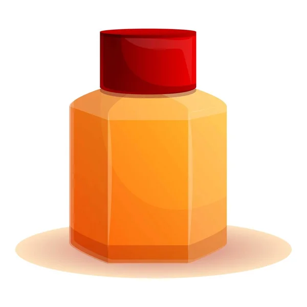 Icono del frasco de condimento, estilo de dibujos animados — Vector de stock
