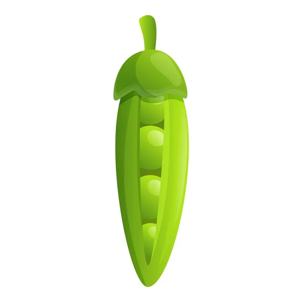 Peas bob图标，卡通风格 — 图库矢量图片