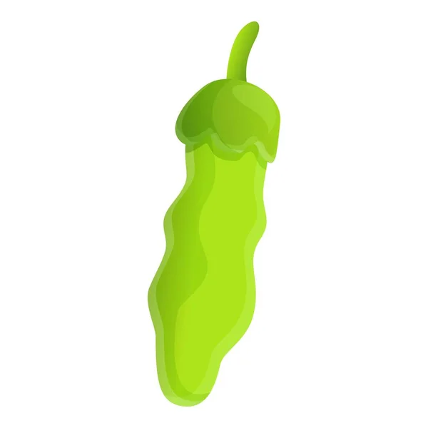 Garden peas icon, cartoon style — Stock Vector