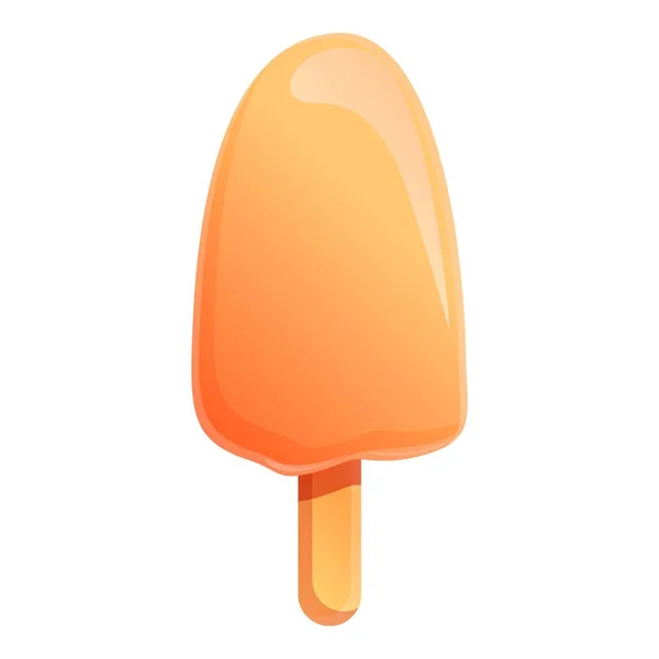 과일 아이스크림 아이콘, 만화 스타일 — 스톡 벡터