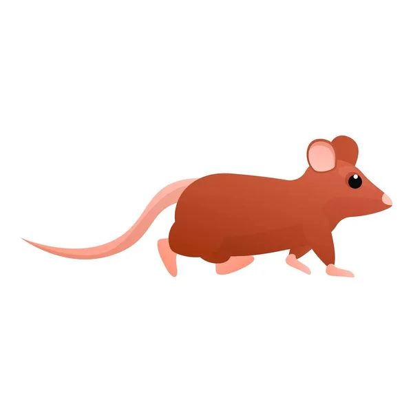 Walking rat icon, cartoon style — Stockový vektor