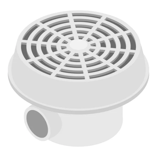 Pool motor filter icon, isometric style — ストックベクタ