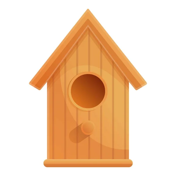 Klassieke vogel huis icoon, cartoon stijl — Stockvector