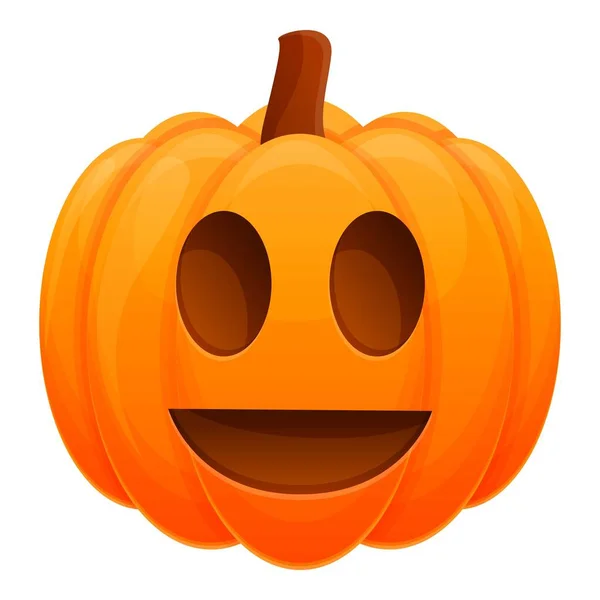 Celebration pumpkin icon, cartoon style — Stock Vector